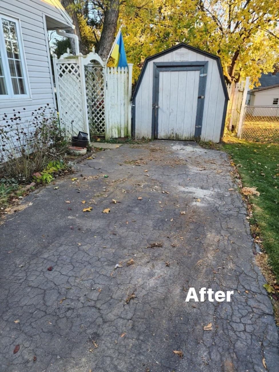 Driveway Debris Haul-Away — after