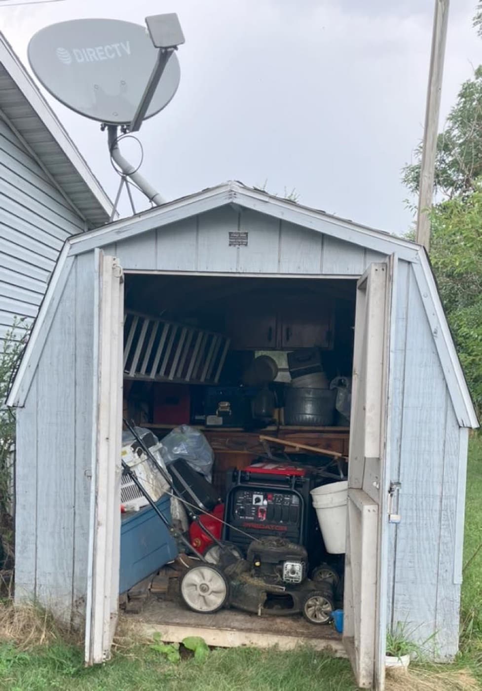 Shed Demolition & Removal — before