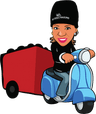 She Does Hauling mascot